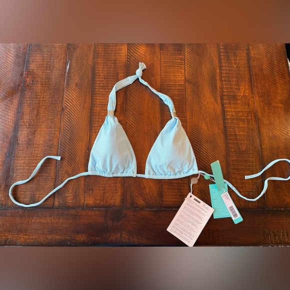 Melissa Odabash Sky Blue Bikini Top NWT - Picture 9 of 13